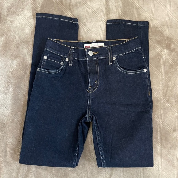 Levi’s 512 Boys Slim Taper Jeans | Dark Wash | 12 Reg (26x26) - Picture 2 of 5